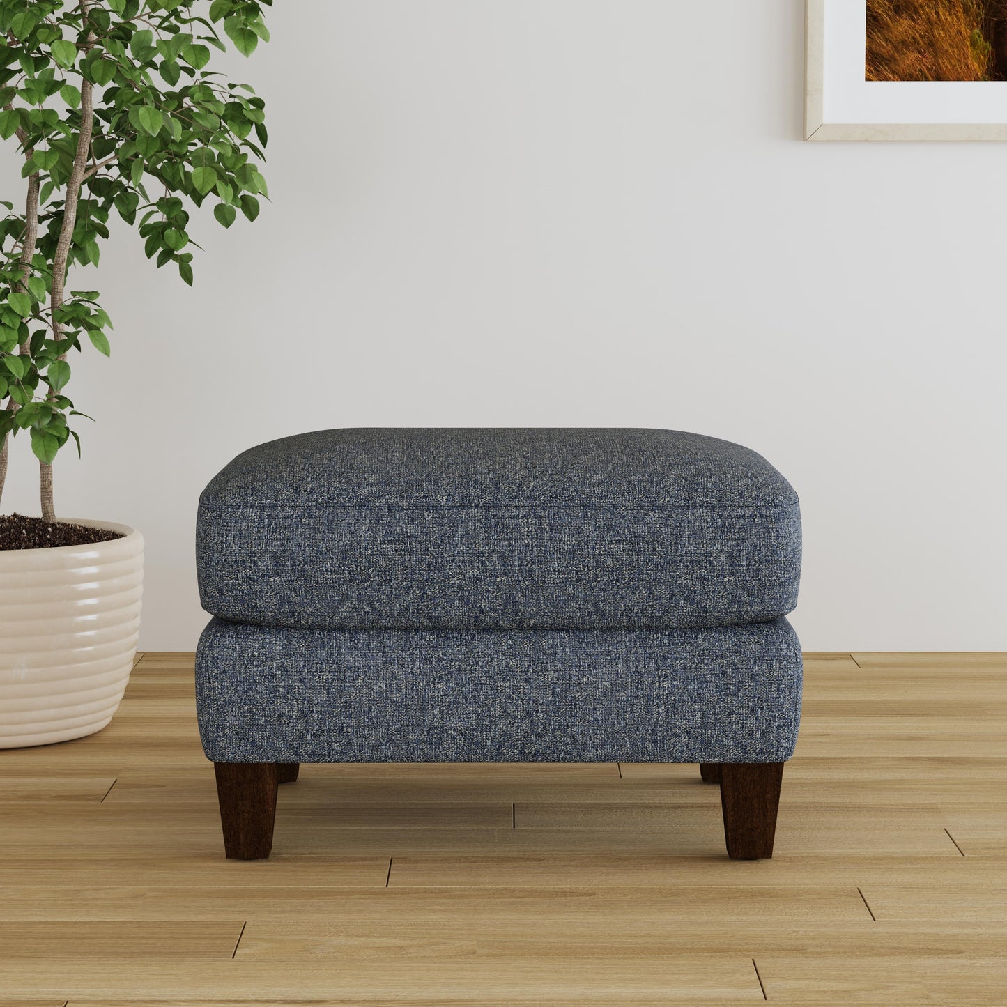 Remi Ottoman in Blue