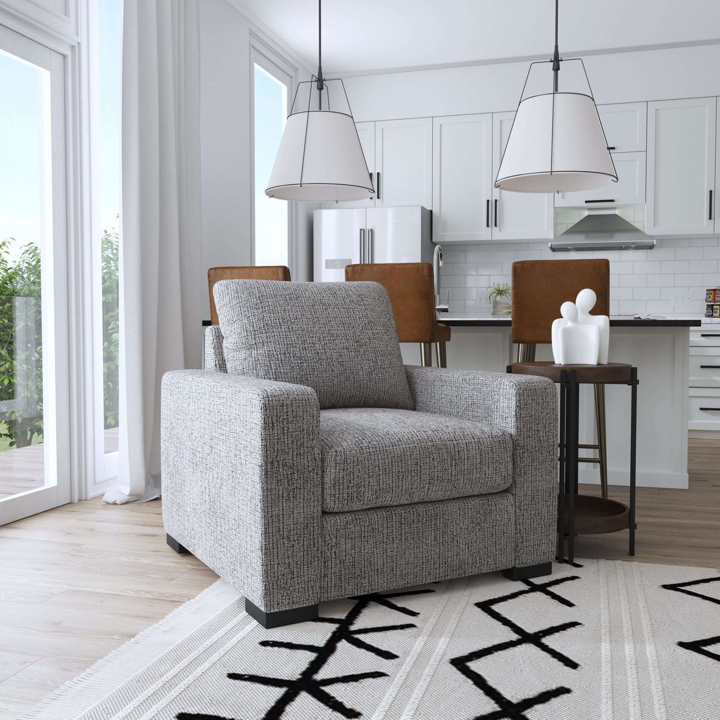 Theodore Chair in Chrome
