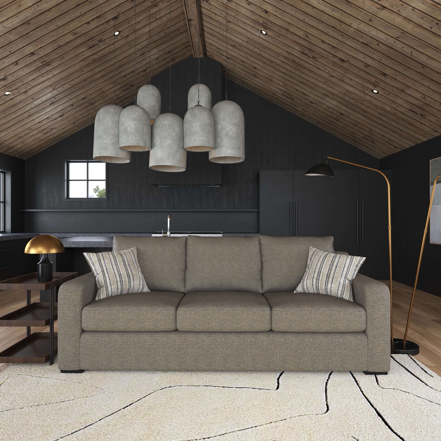 Cypress Sofa in Silver