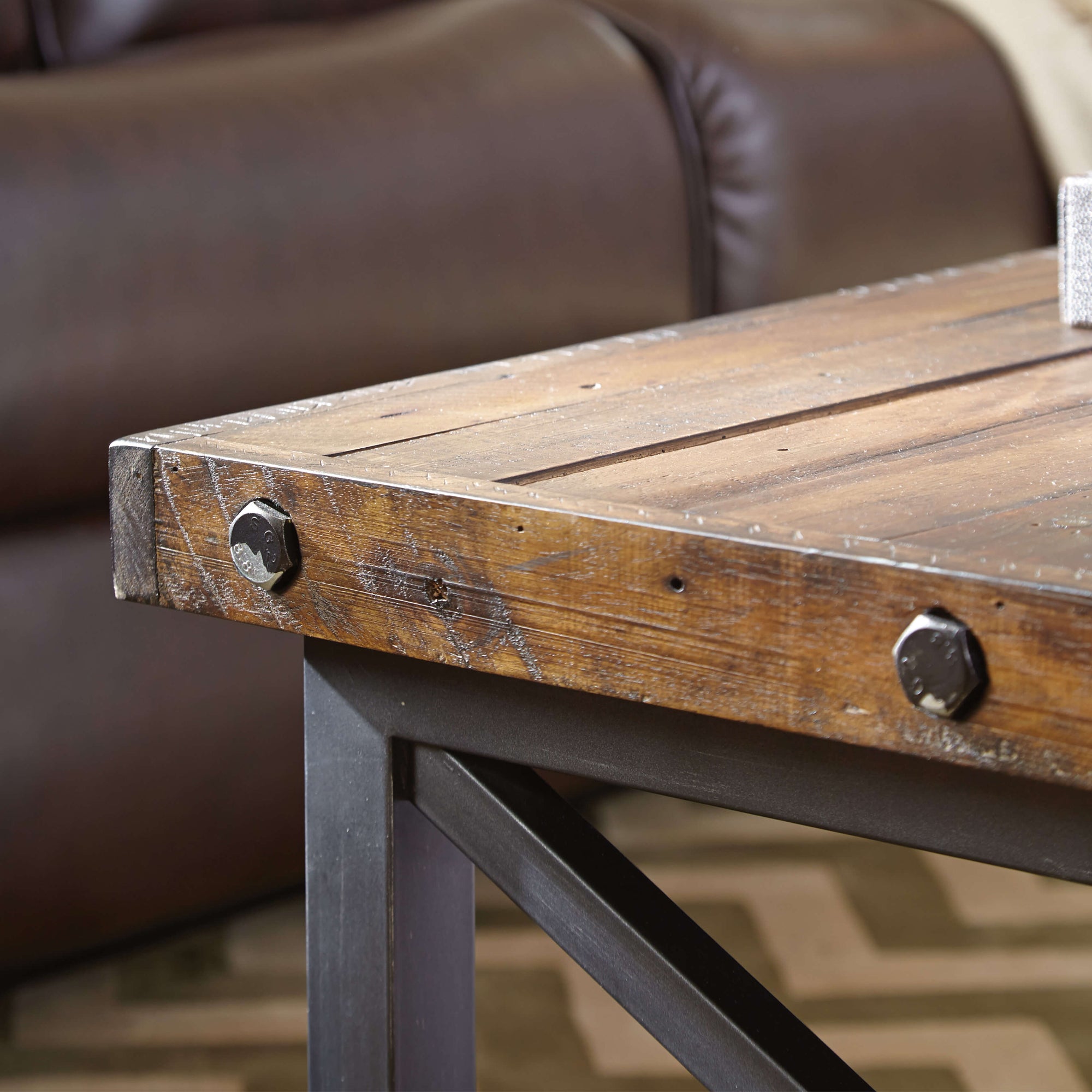 Carpenter Dark Coffee Table – w6st