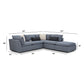 Liam Sectional with Ottoman Sky Blue
