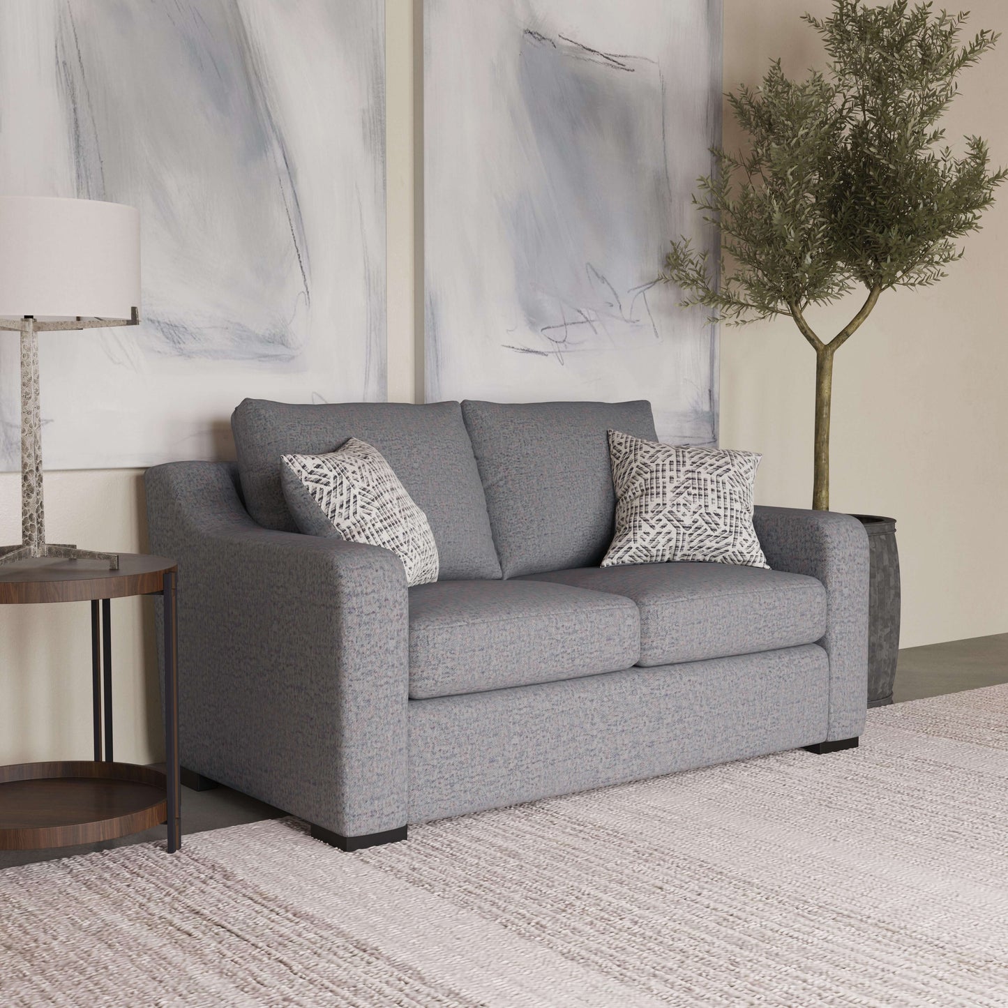 Cypress Loveseat in Grey